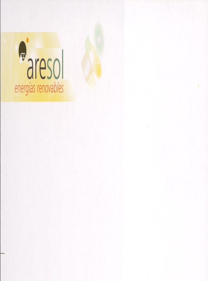 Marca y papeleria Aresol. Energías renovables